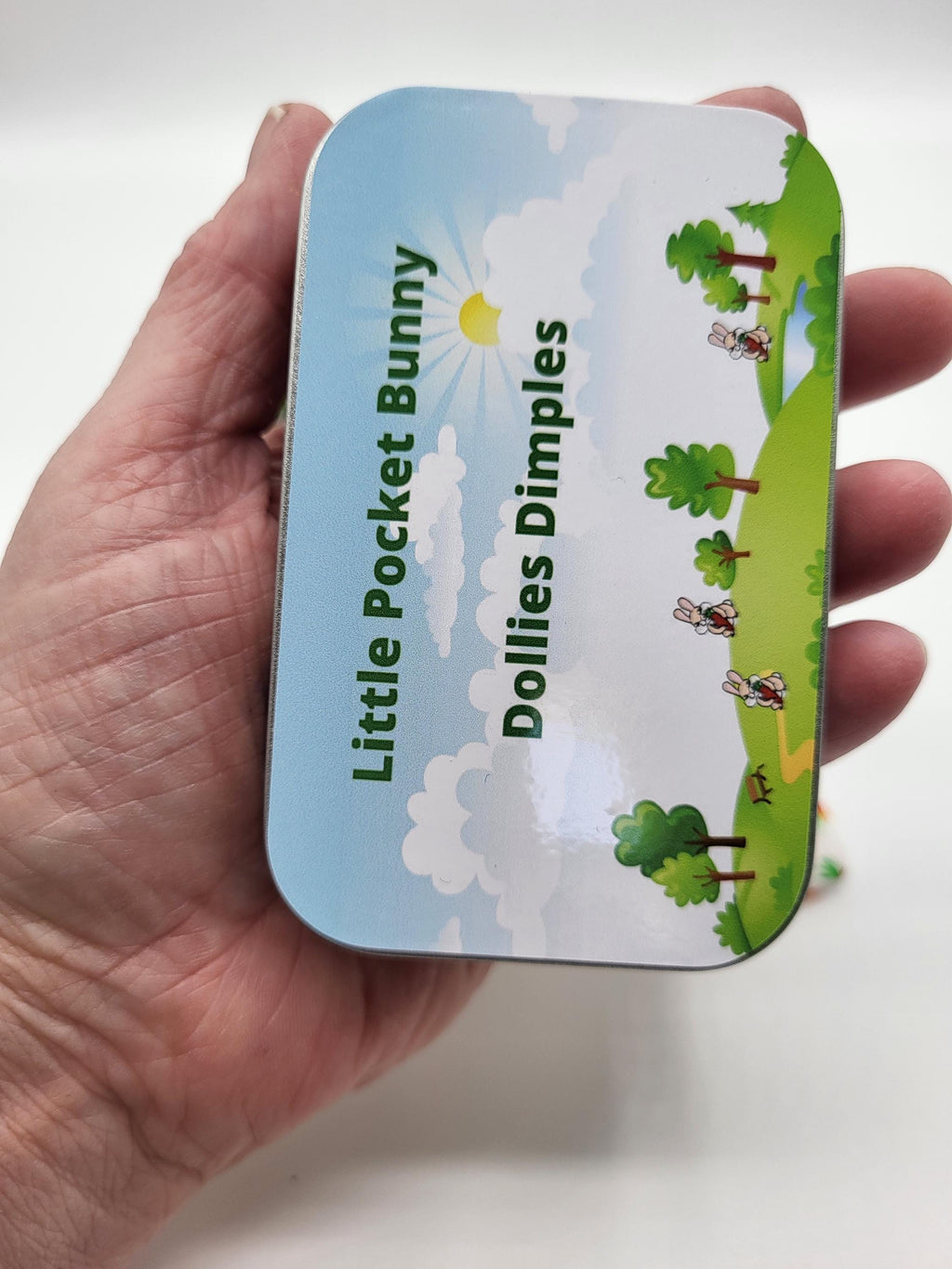 Easter Bunny Plush Mummy & Baby in Pocket Tin - Sibling Gift