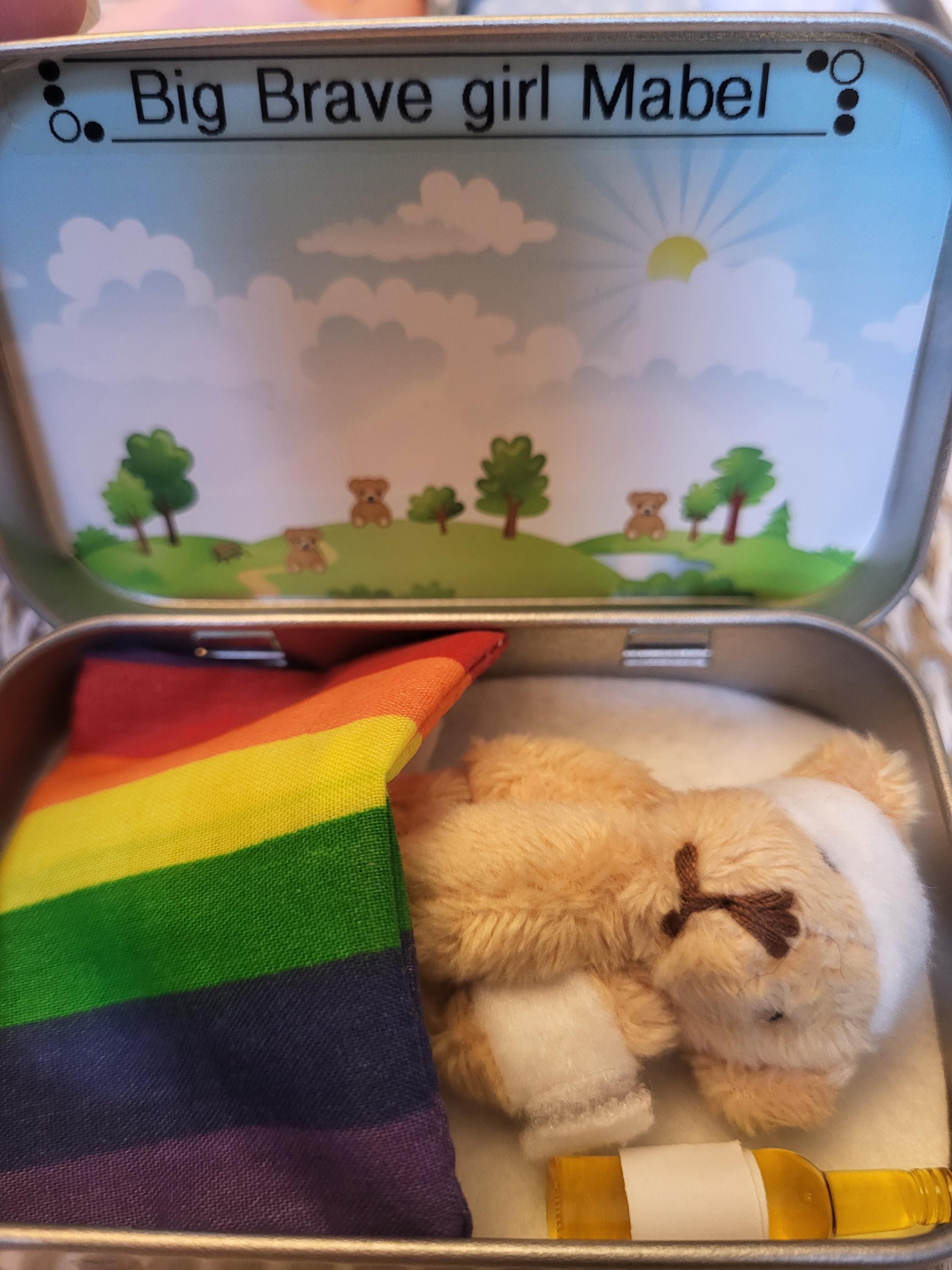 Get Well Soon Teddy in a Tin: Pocket Plush with Bandages
