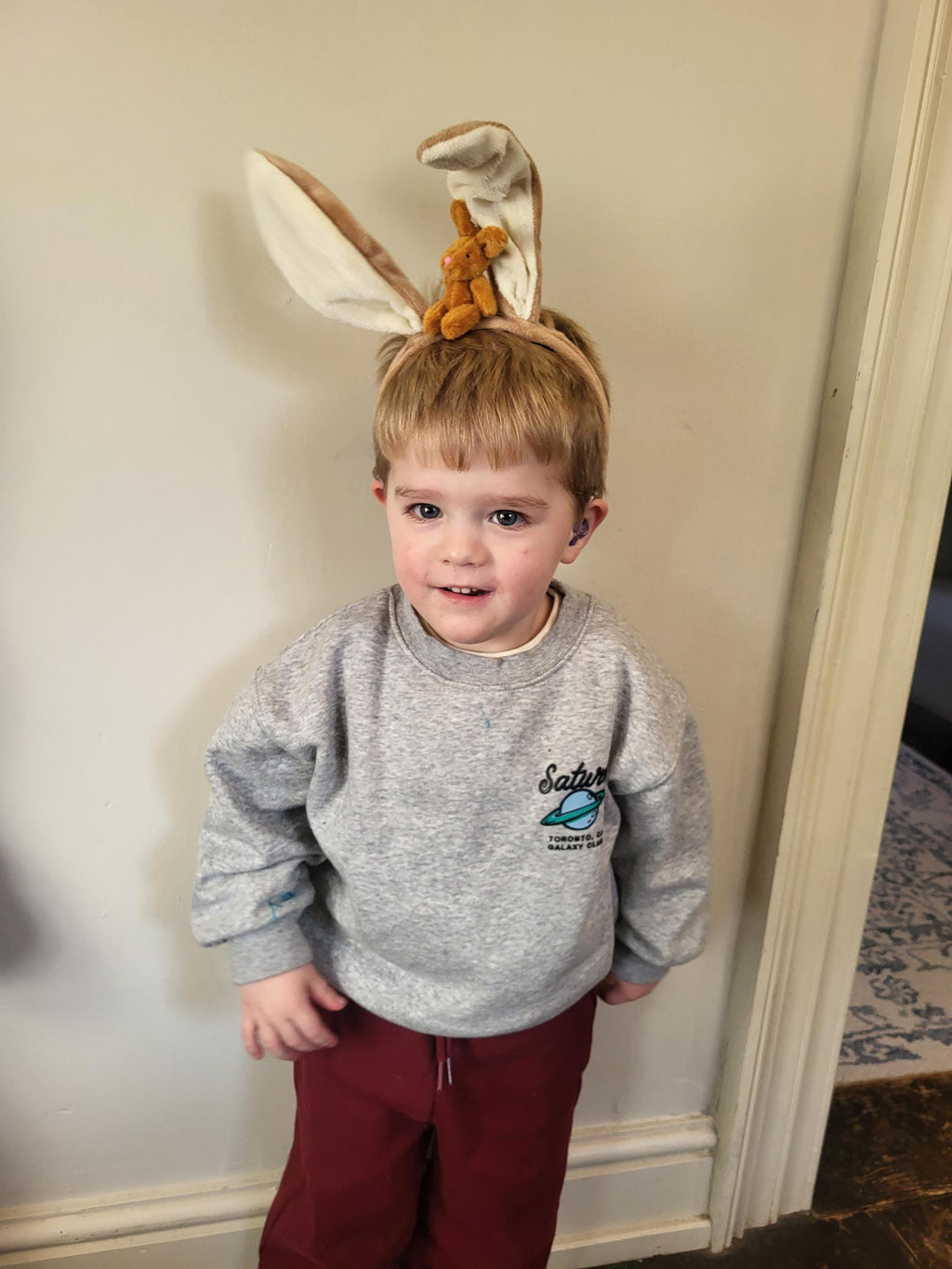 Easter Bunny Hairband - Soft Fur with Poseable Ears