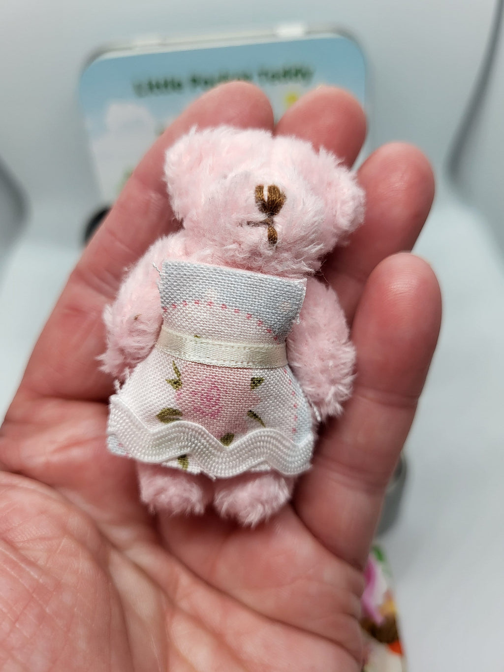 Mini Teddy Bear Tea Party Pocket Tin - Pretend Play Set