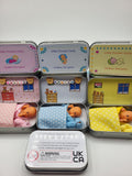Pocket Baby Doll Bedtime Set in Tin: Portable Travel Toy