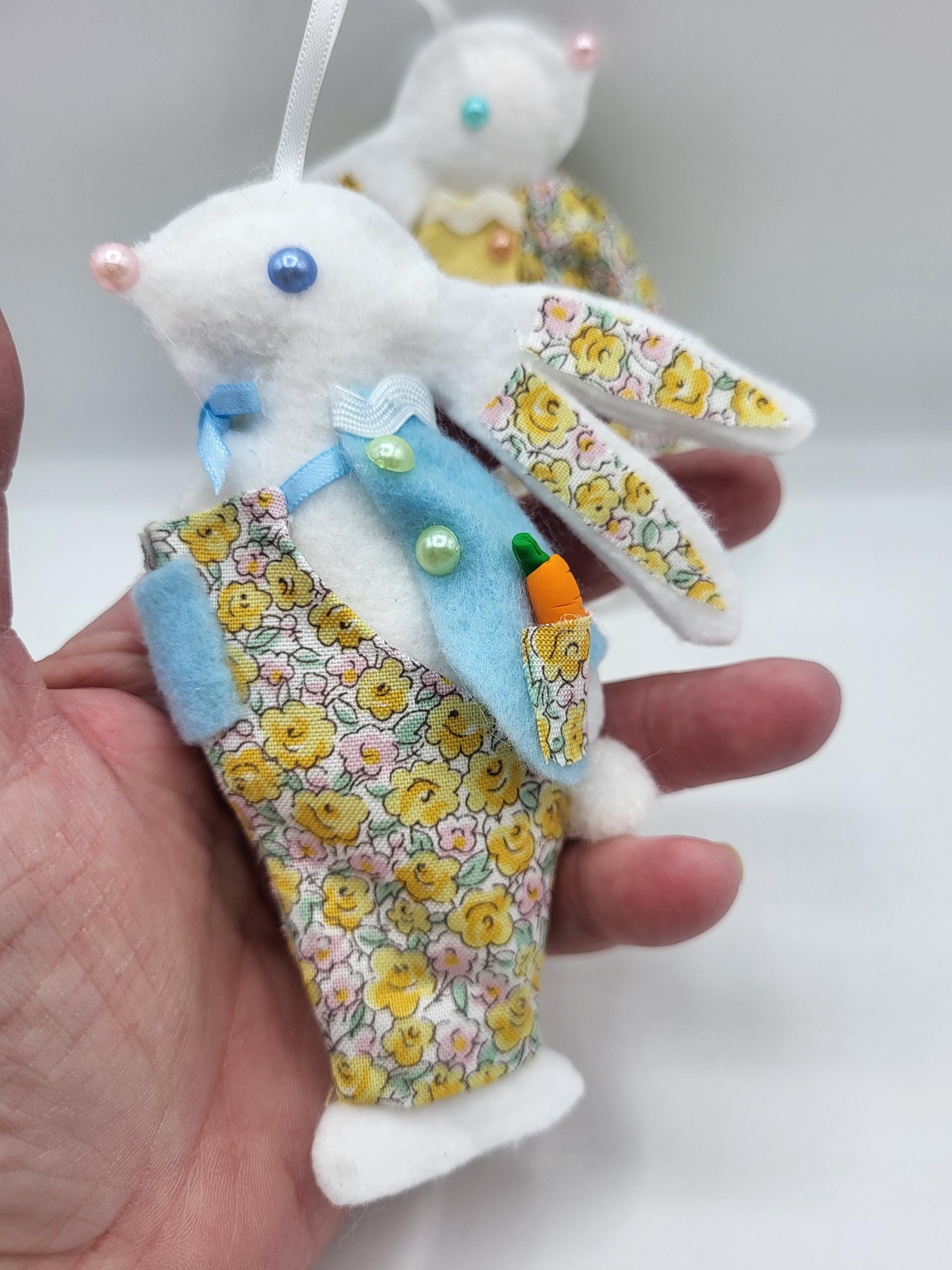 Easter Bunny Liberty Fabric Decoration - Nursery Decor