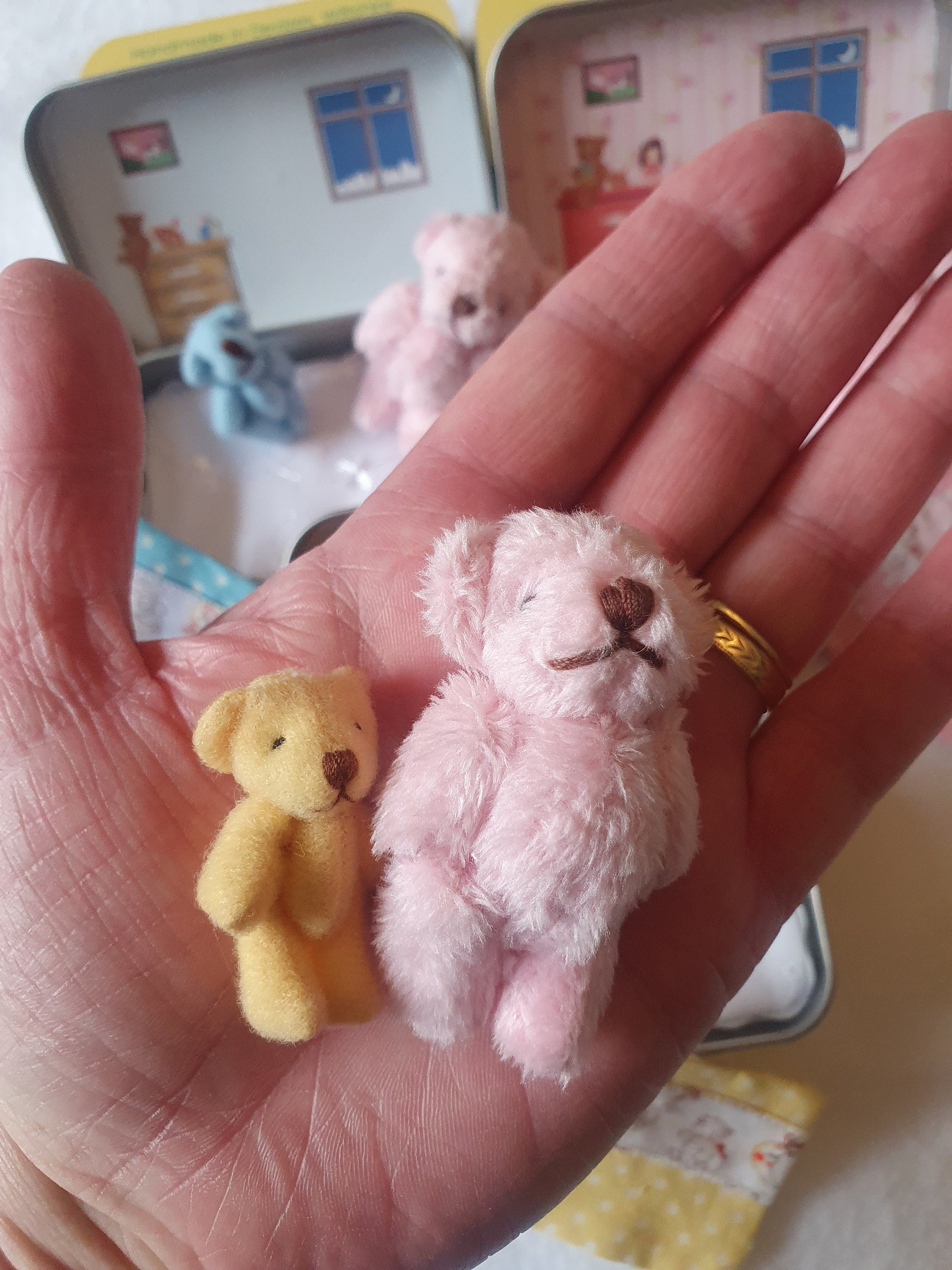 Teddy Family Mini Tin - Mummy, Daddy & Baby Bears Keepsake