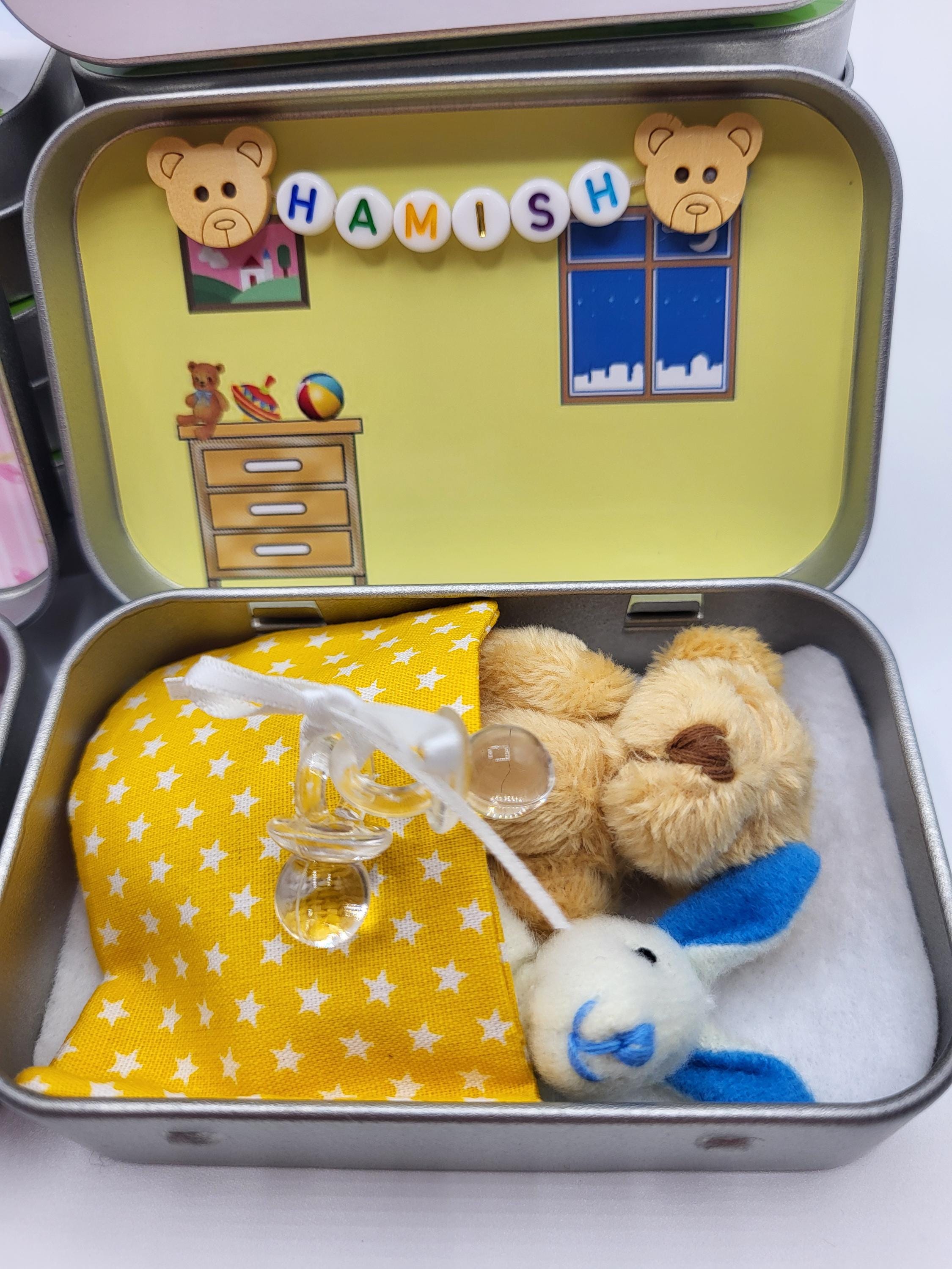 Teddy Bear Dummy Fairy Pocket Tin: Anxiety Support Gift