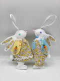 Easter Bunny Liberty Fabric Decoration - Nursery Decor