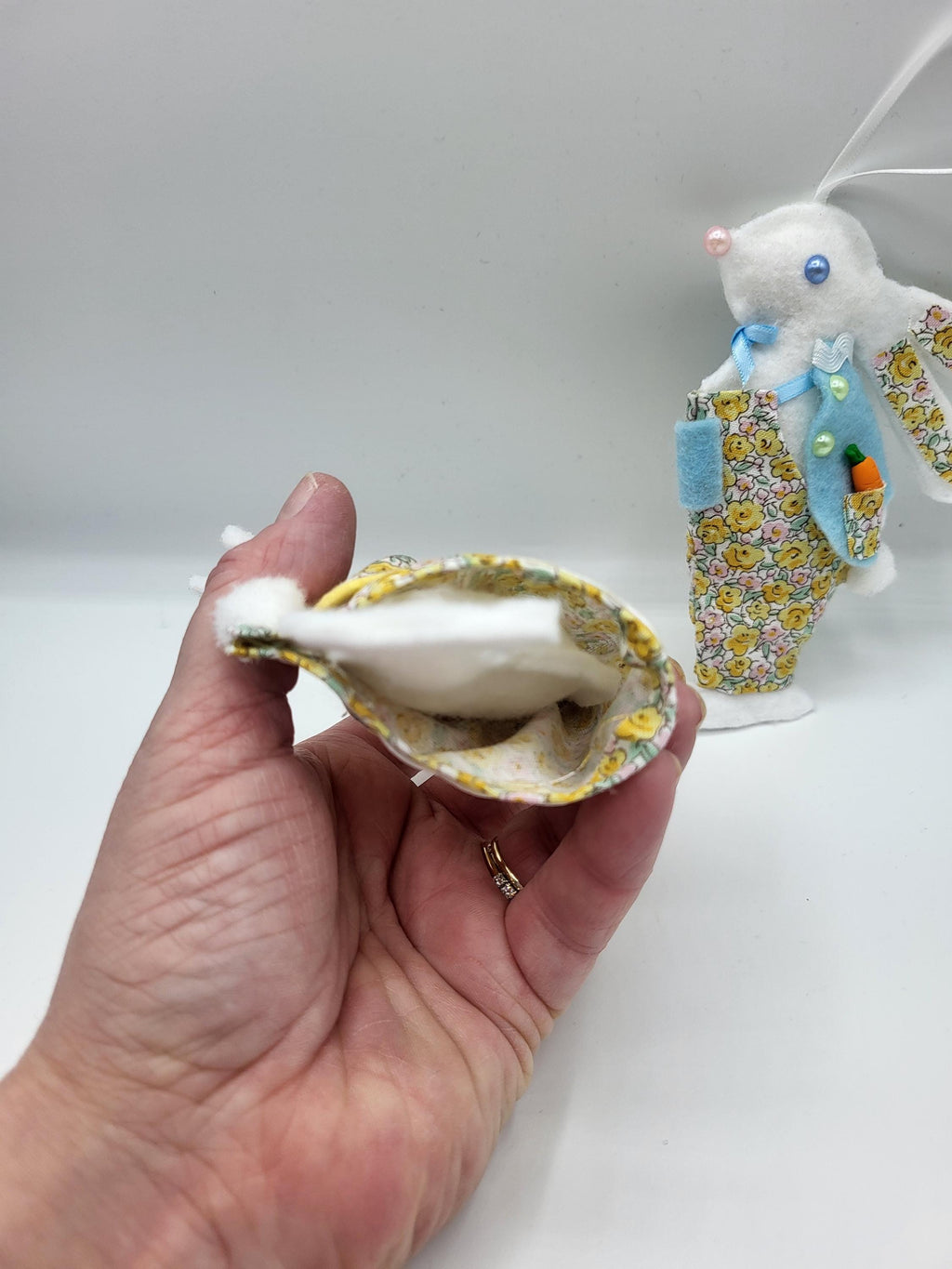 Easter Bunny Liberty Fabric Decoration - Nursery Decor