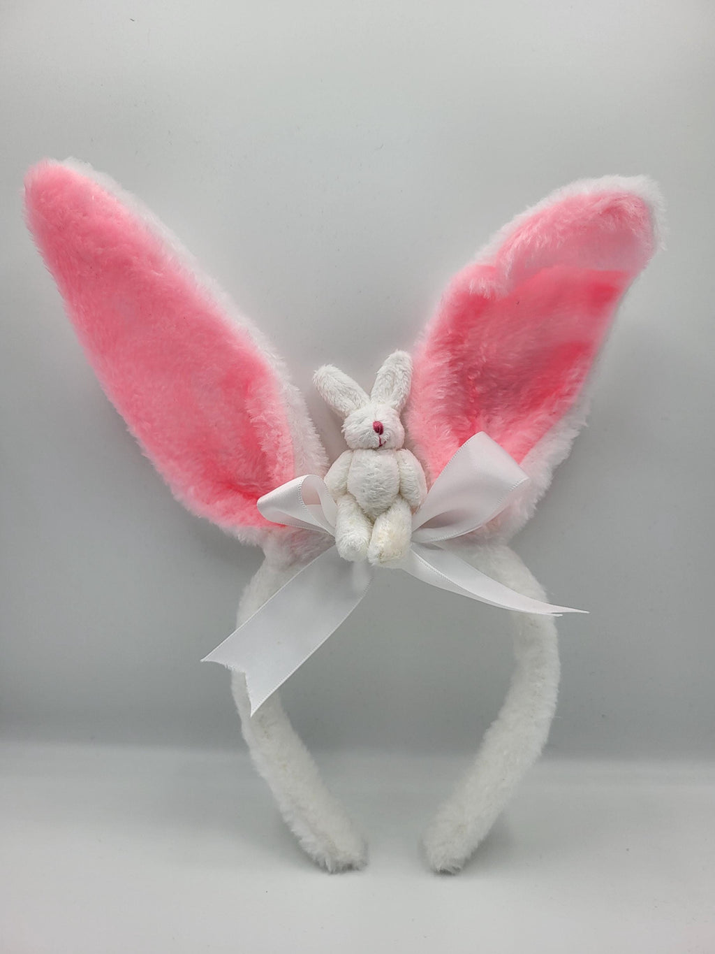 Easter Bunny Hairband - Soft Fur with Poseable Ears