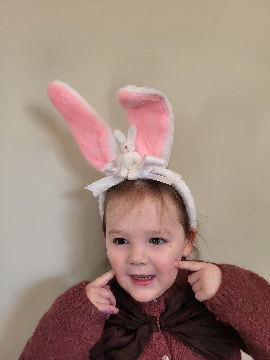 Easter Bunny Hairband - Soft Fur with Poseable Ears
