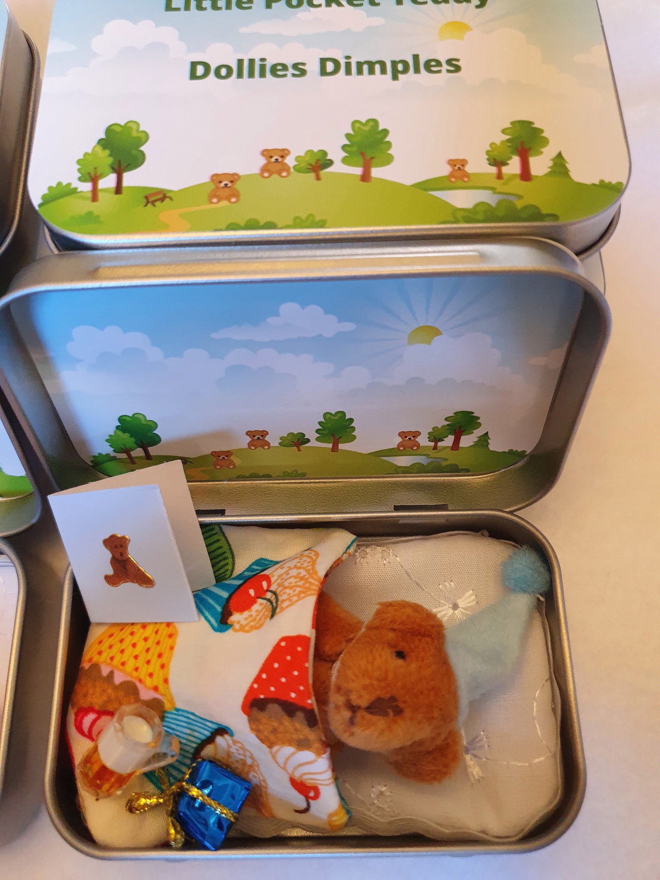 Boozy Birthday Teddy Bear Pocket Tin - Novelty Gift