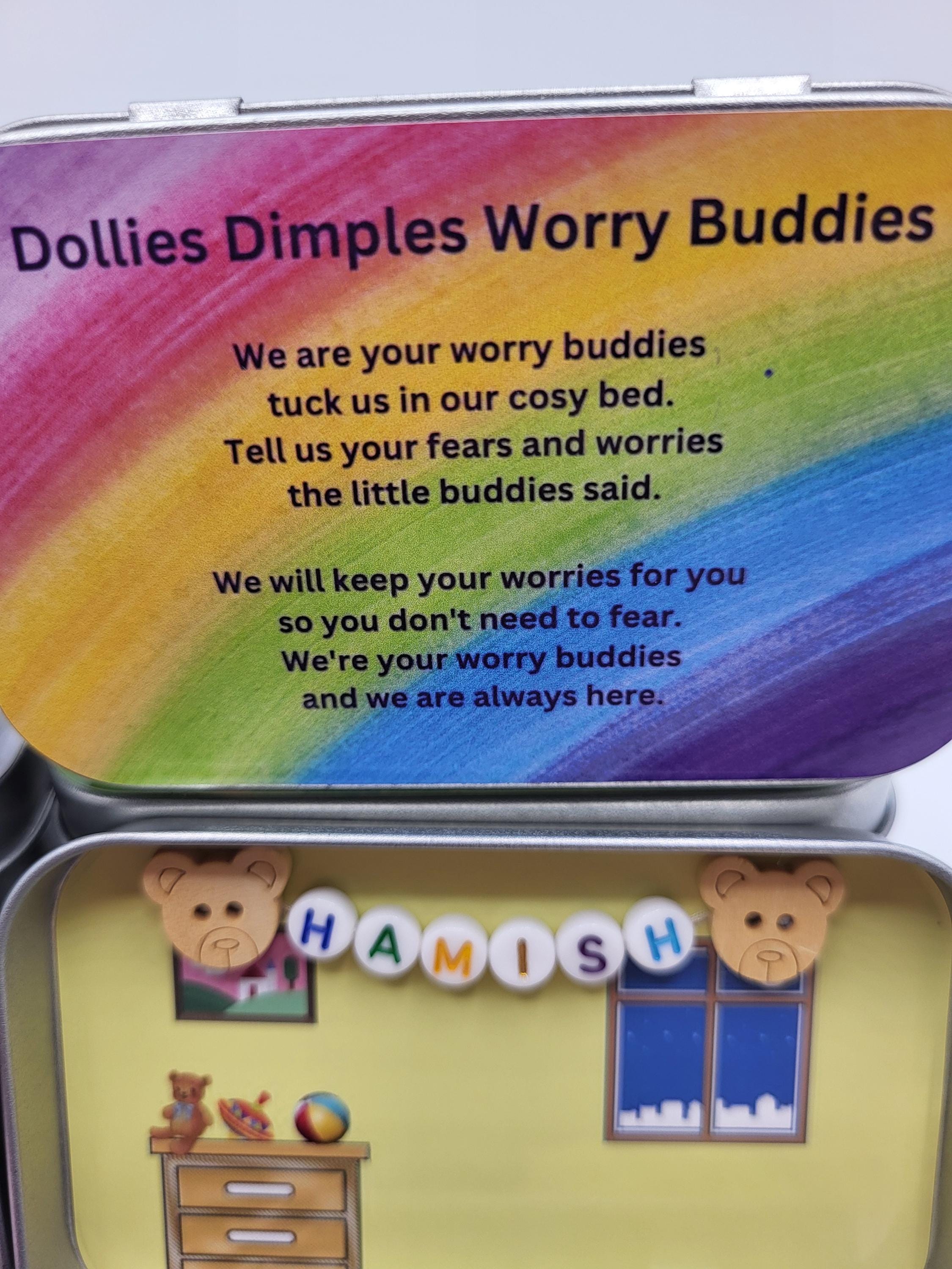 Bedtime Buddies: Tiny Teddy & Bunny in Tin with Poem