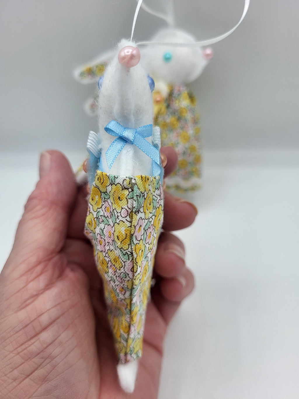 Easter Bunny Liberty Fabric Decoration - Nursery Decor