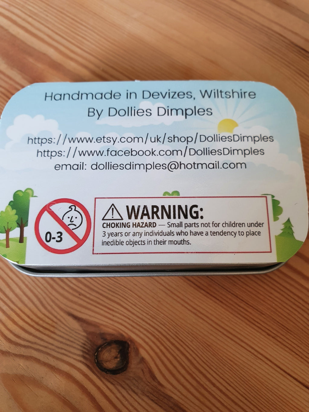 Teddy Bear Picnic in a Tin: Miniature Plush Keepsake - Role Play Gift