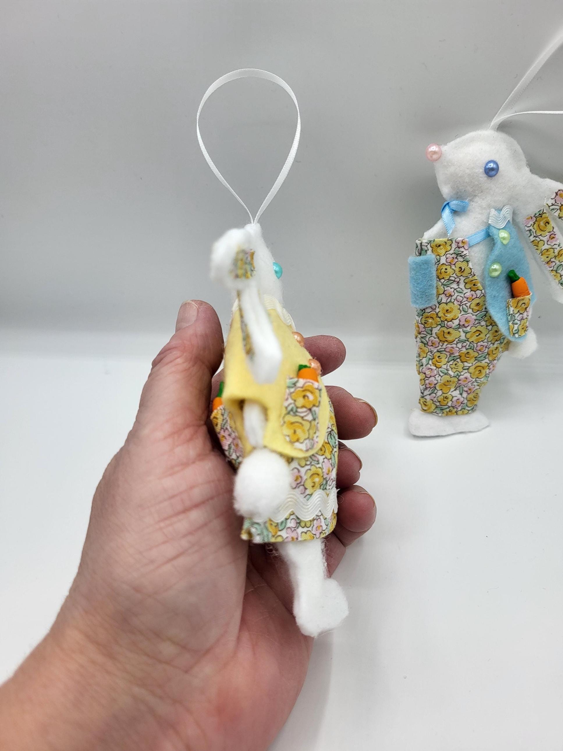 Easter Bunny Liberty Fabric Decoration - Nursery Decor