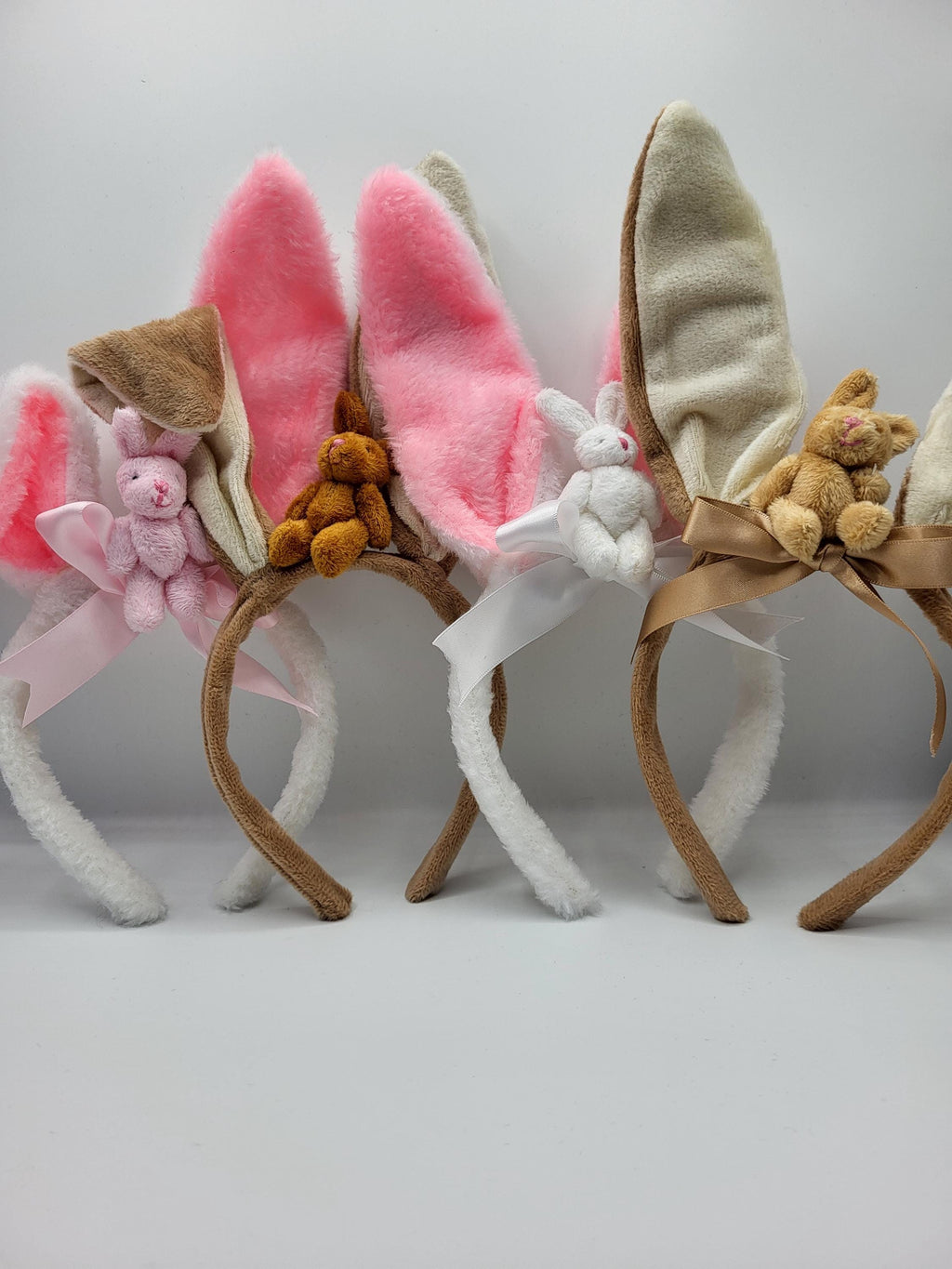 Easter Bunny Hairband - Soft Fur with Poseable Ears