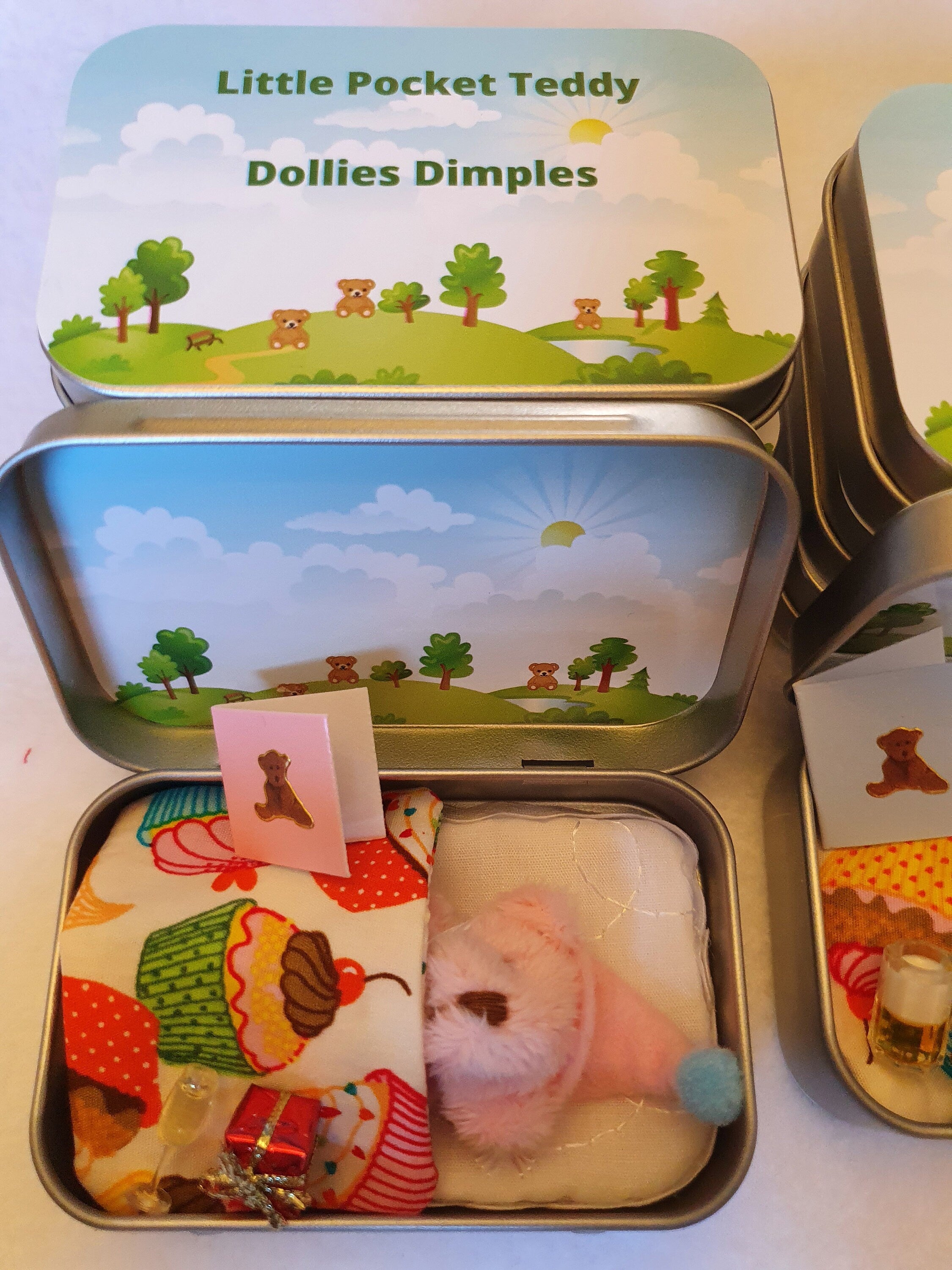 Boozy Birthday Teddy Bear Pocket Tin - Novelty Gift